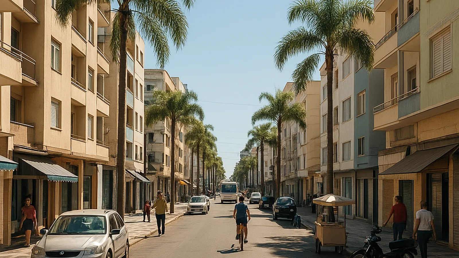 Paisagem urbana genérica representando São Mateus